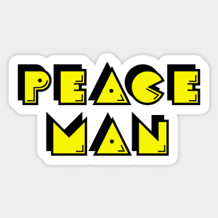 Peace Man Sticker